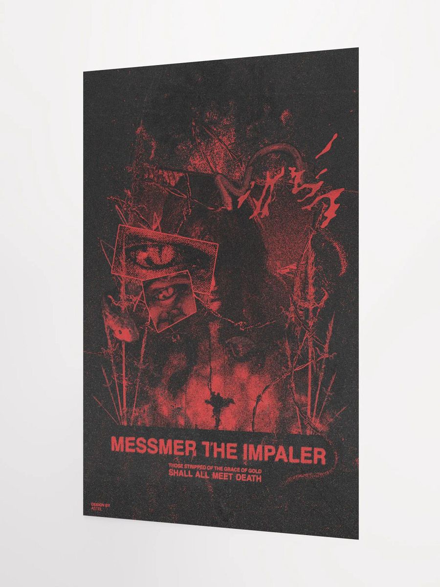 'MESSMER THE IMPALER' POSTER (LONGER, RED VERSION) product image (4)
