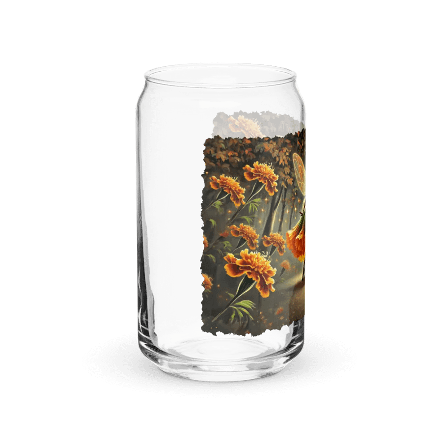 Enchanted Marigold Fairy Glass with Optional Lid and Straw product image (40)