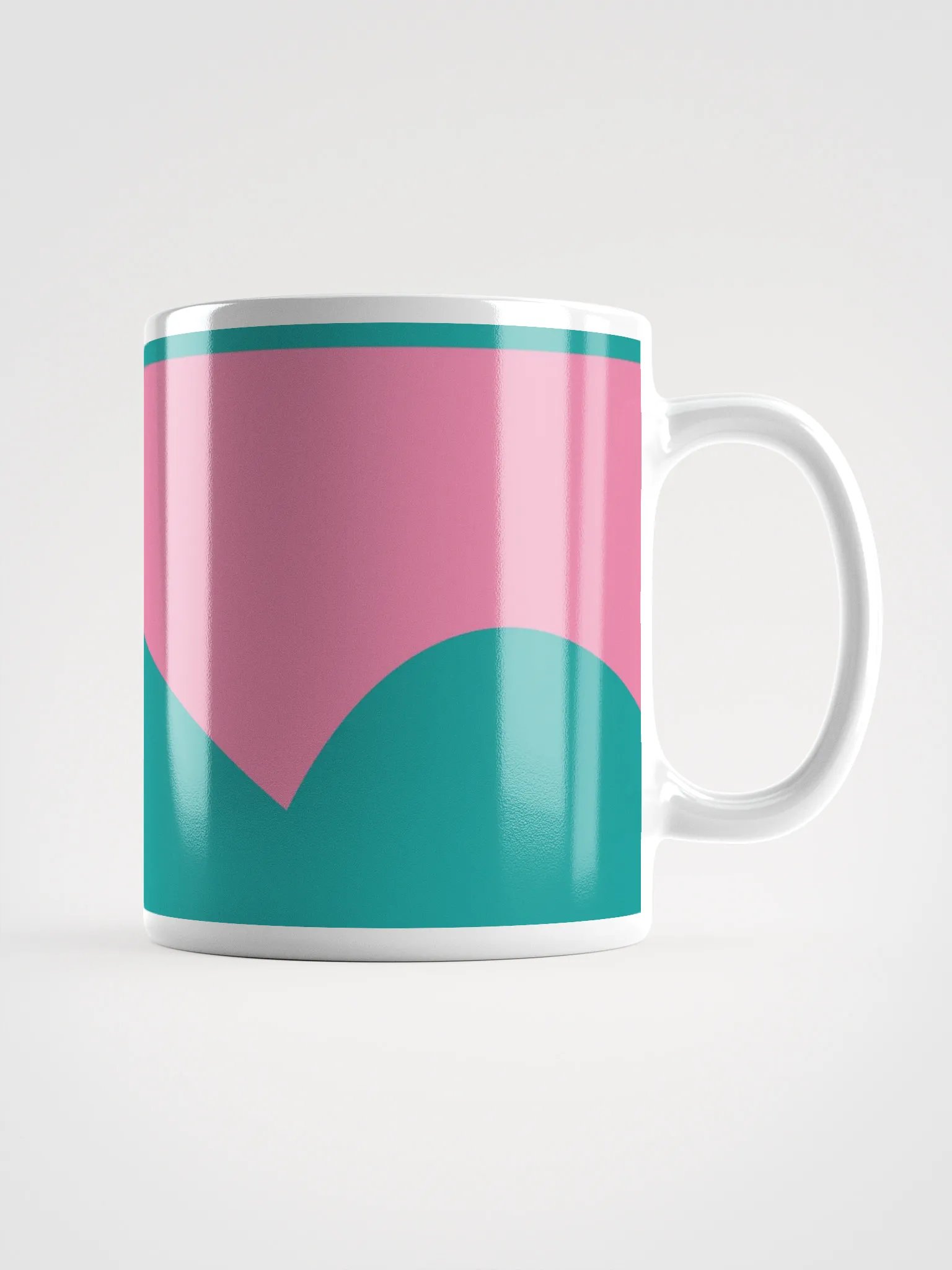 Teal Wave Symphony Mug product image (1)