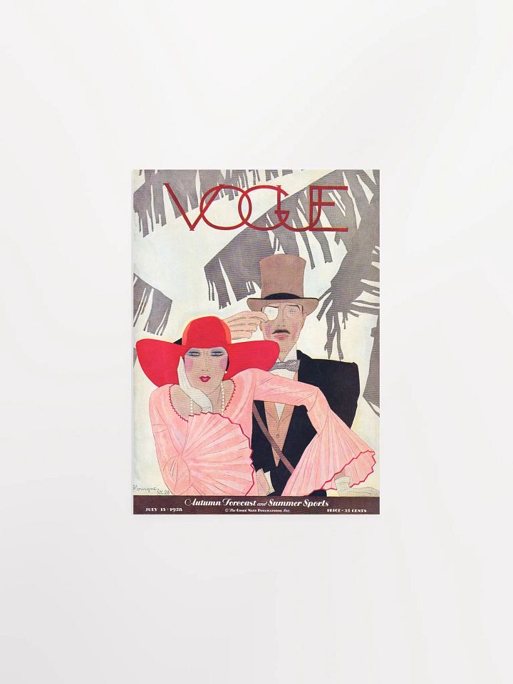 Vogue Cover from 1928 by Pierre Mourgue product image (2)