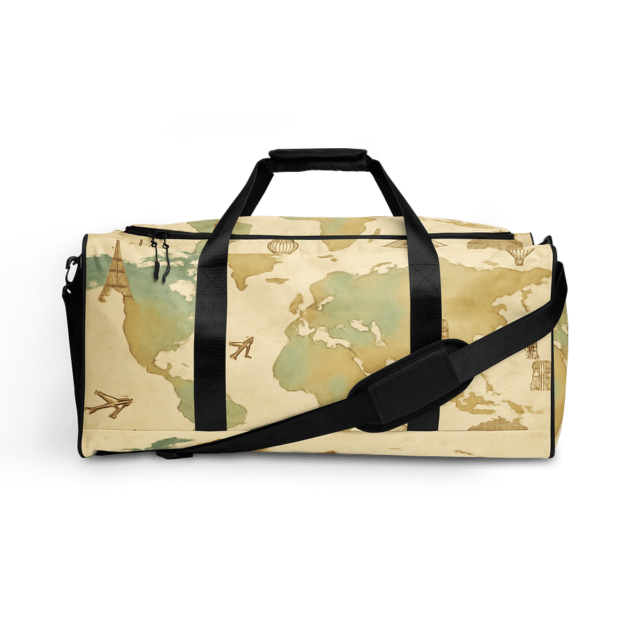 Best Selling - Wanderlust Map All-Over Print Duffle Bag product image (1)