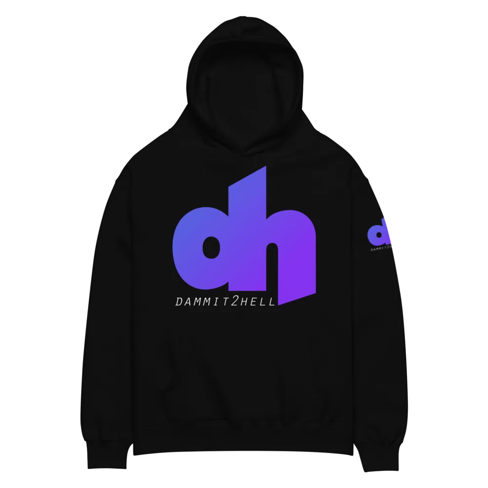 d2h Logo w/ d2h Logo on Sleeve Oversized Pullover Hoodie product image (2)