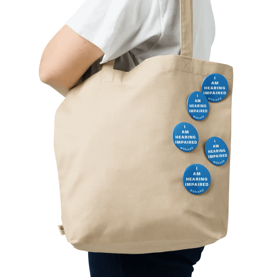 I AM HEARING IMPAIRED - Pins (Pack of 5) product image (5)