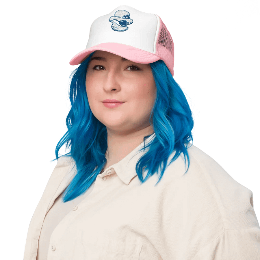 Clowner Hat (Light Pink / White / Light Pink) product image (8)