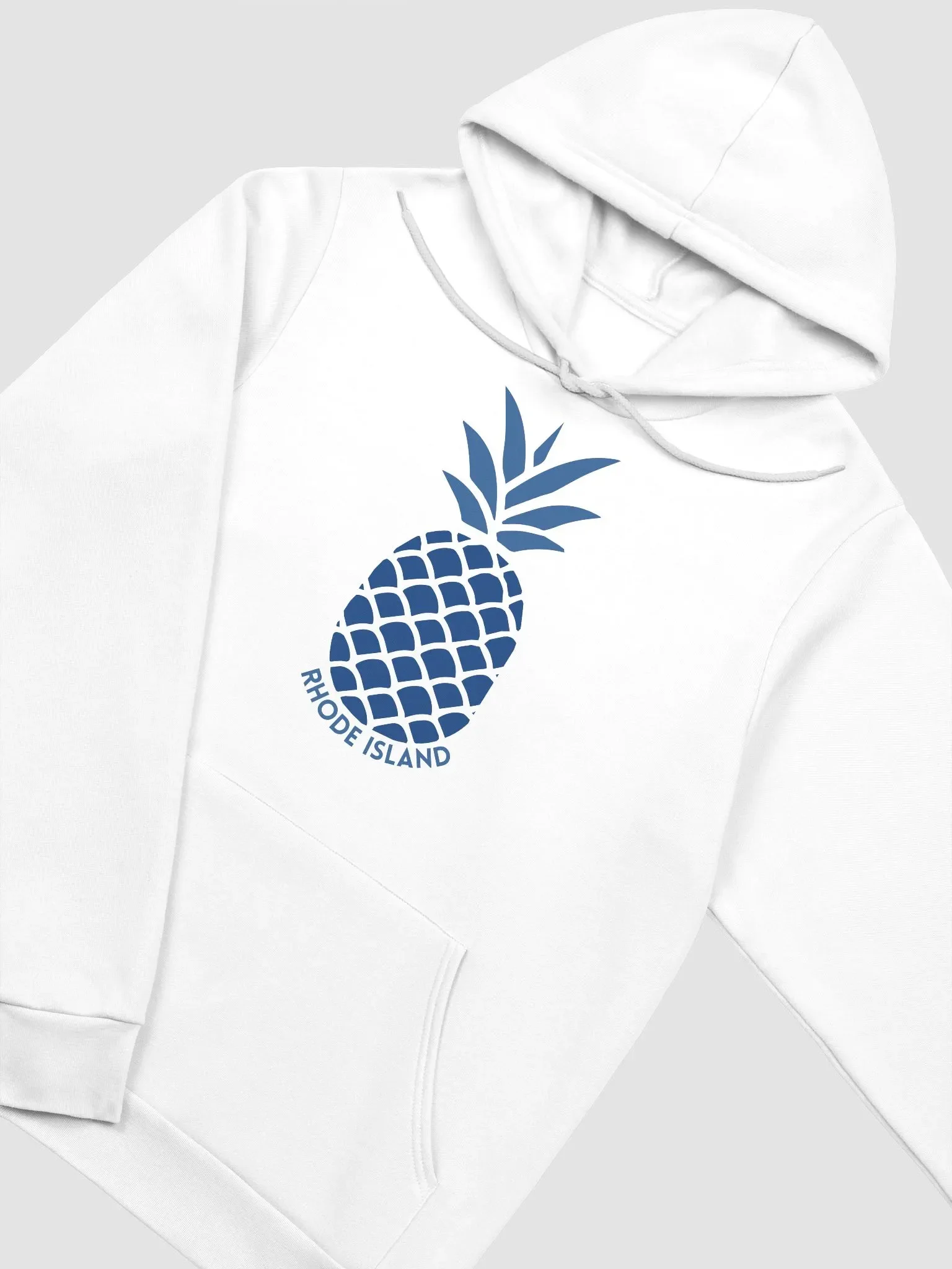 Pineapple & All White Hoodie (Midweight Fabric) product image (3)