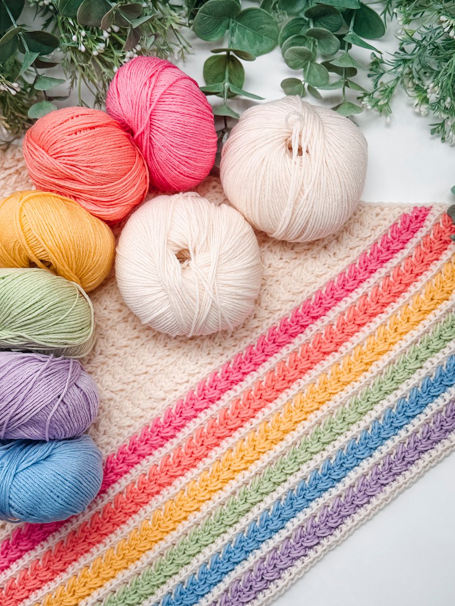 Wheat Stitch Triangle Crochet Shawl product image (5)