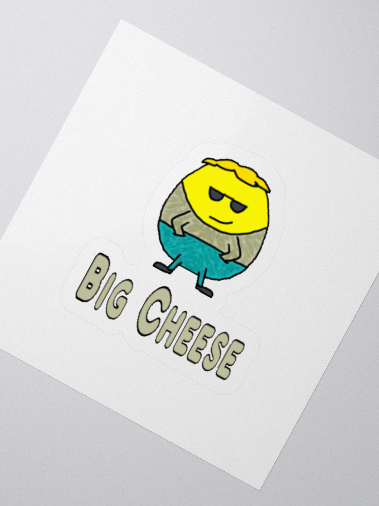 big cheese sticker product image (5)