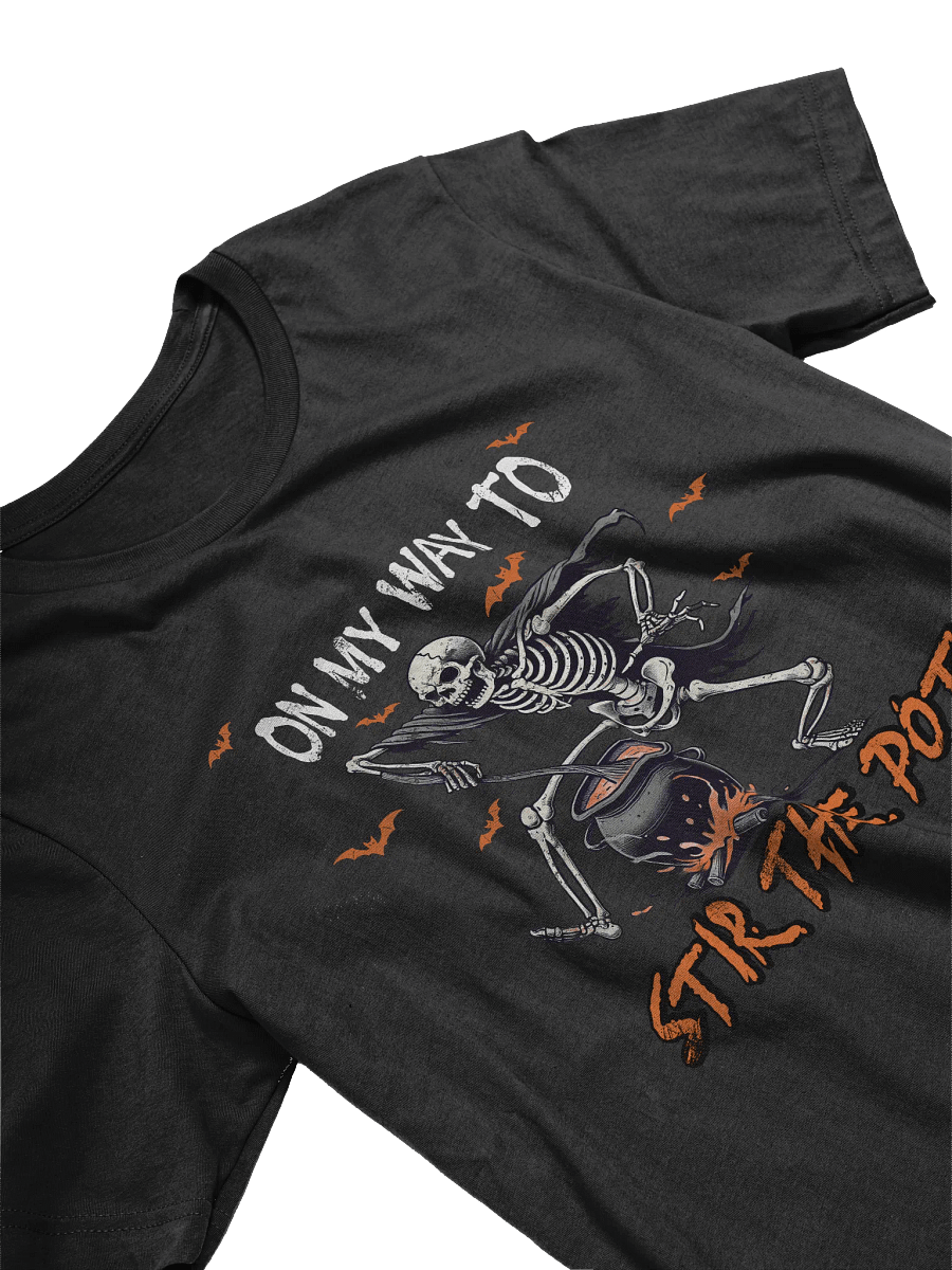 On My Way to Stir the Pot - Funny Halloween T-shirt product image (3)