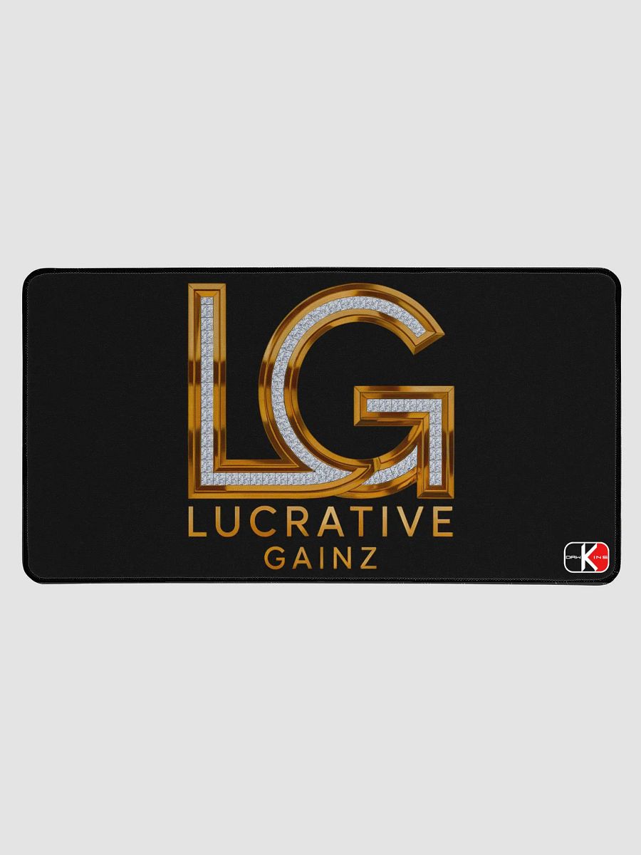 Lucrative Gold Diamonds Desk Mat product image (1)