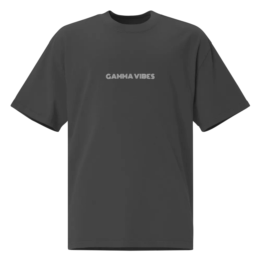 Gamma Vibes Oversized T-Shirt product image (1)