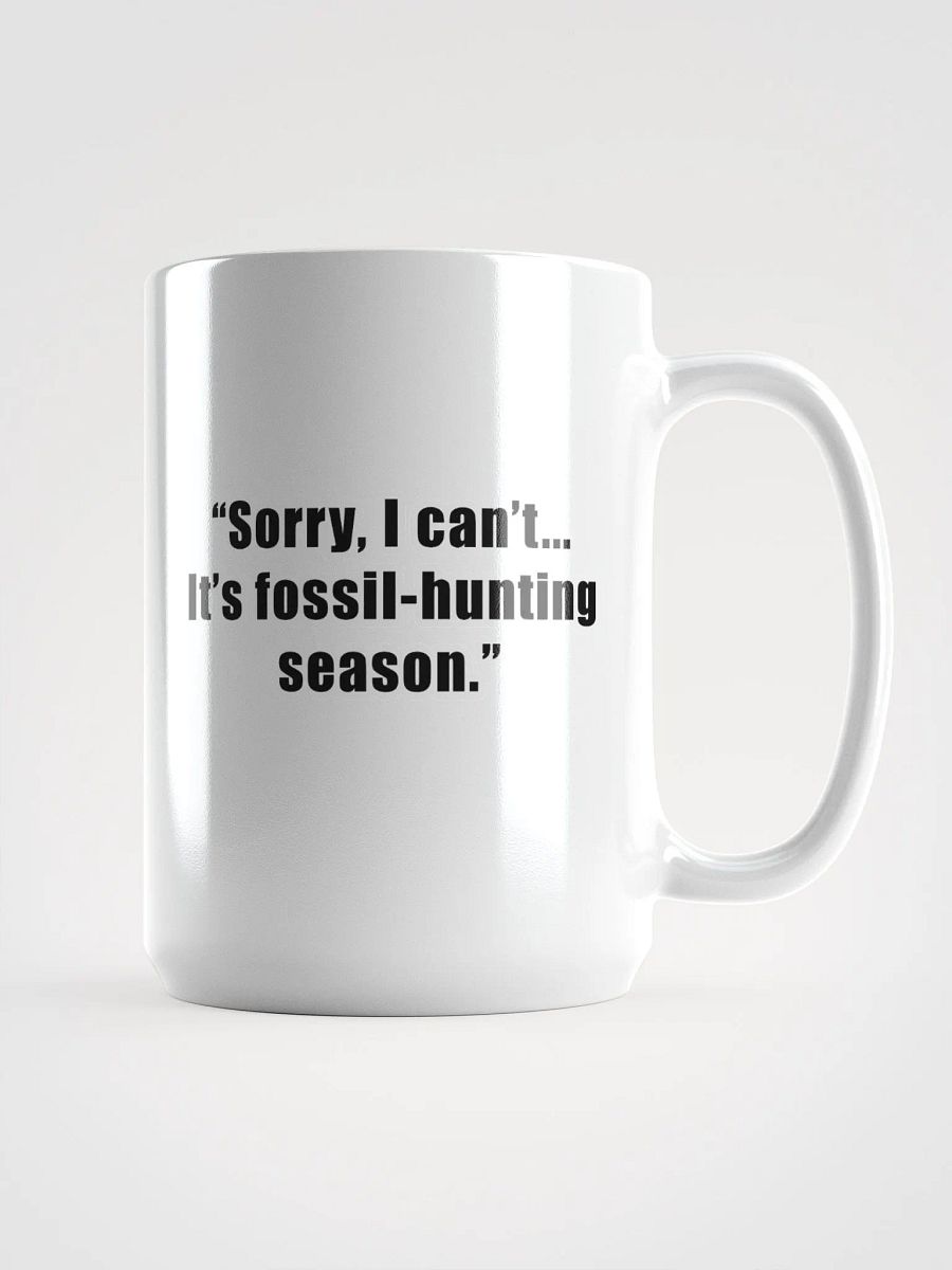 Ammonite Adventure Mug in Glossy White product image (2)