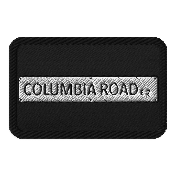 COLUMBIA ROAD E.2. Embroidered Patch (Black/Regtangle) product image (1)