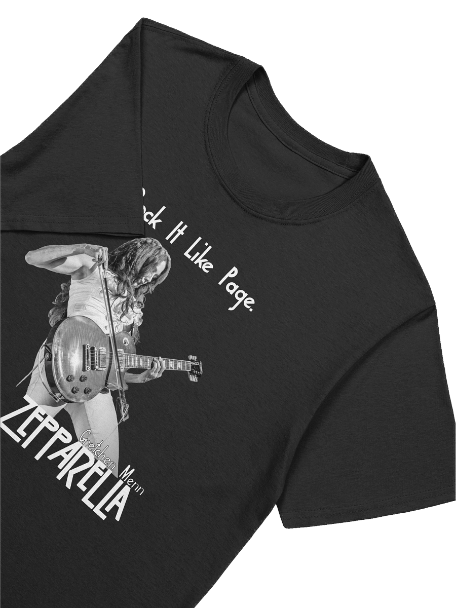 Rock It Like Page - Gretchen Menn Tee - Black and White Design product image (7)