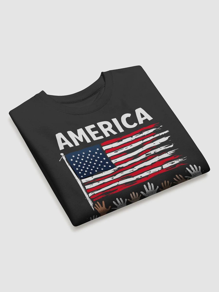 America Was Built by Immigrants Diversity Immigration Rights Premium Sweatshirt product image (8)