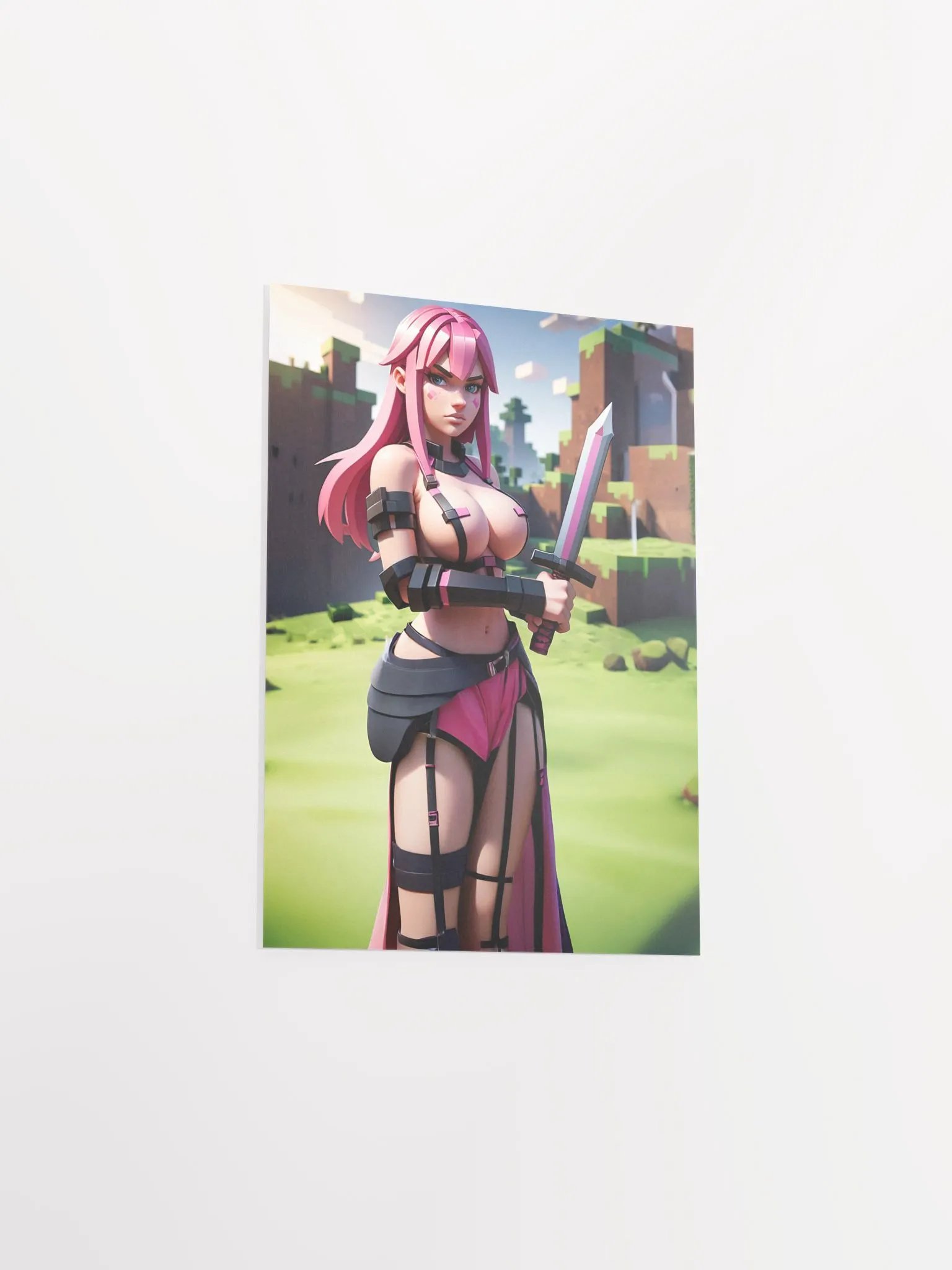 Pixel Warrior Princess Poster product image (37)