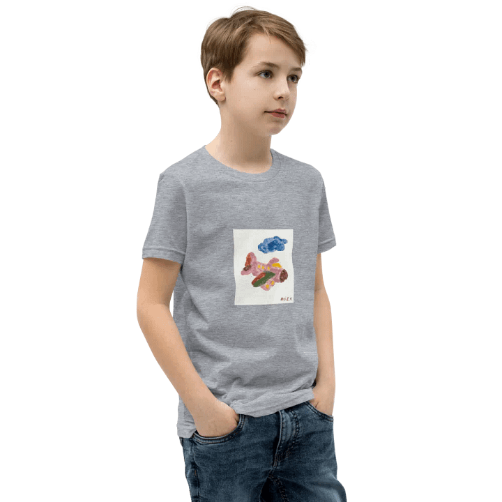 Kid Airplane (Bella+Canvas Youth Short Sleeve T-Shirt) product image (46)