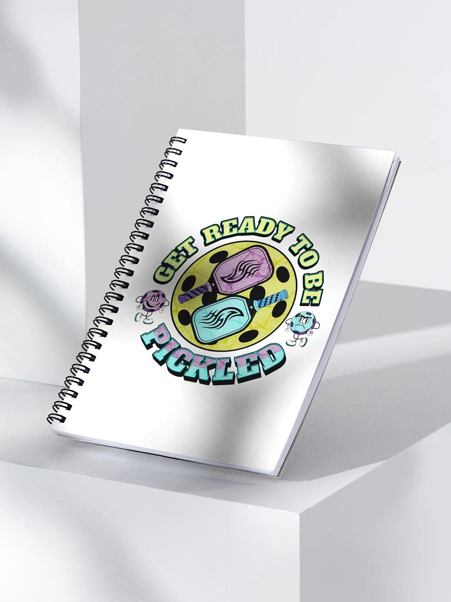 Get Ready To Be Pickled Pickleball Expressive Paddles Spiral Notebook product image (3)