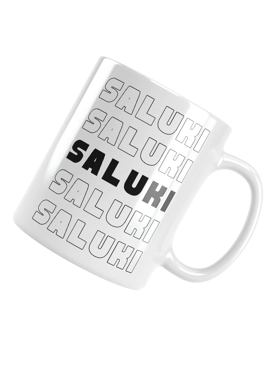 Saluki Modern Chic Small Ceramic Mug For Saluki Lovers product image (1)