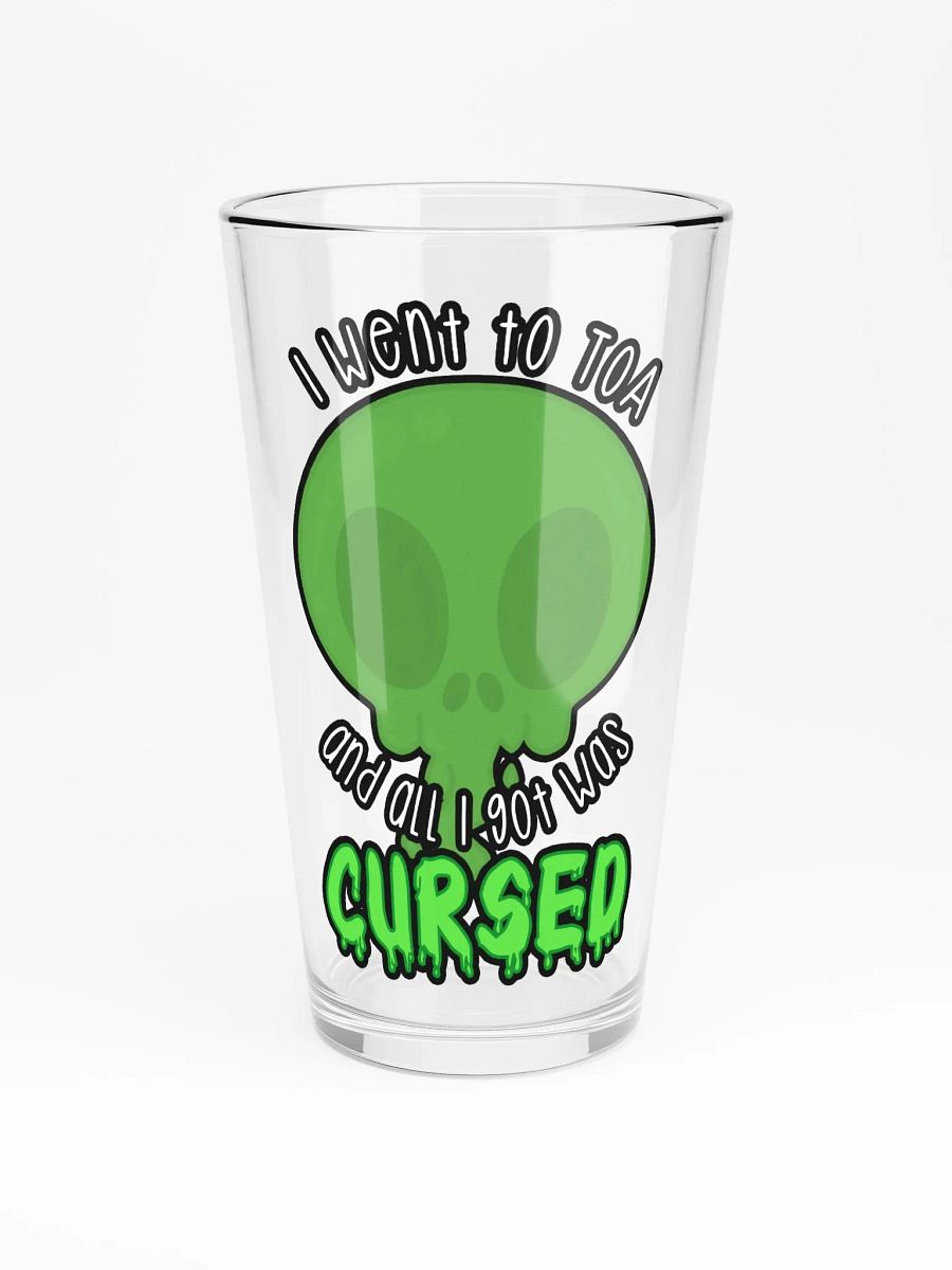 All I Got Was Cursed - Hunter - Pint Glass product image (3)