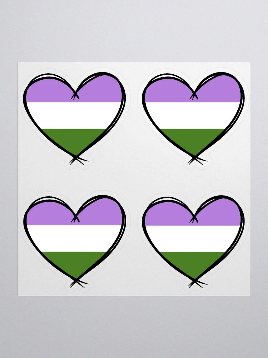 Gender Queer Pride Stickers product image (2)