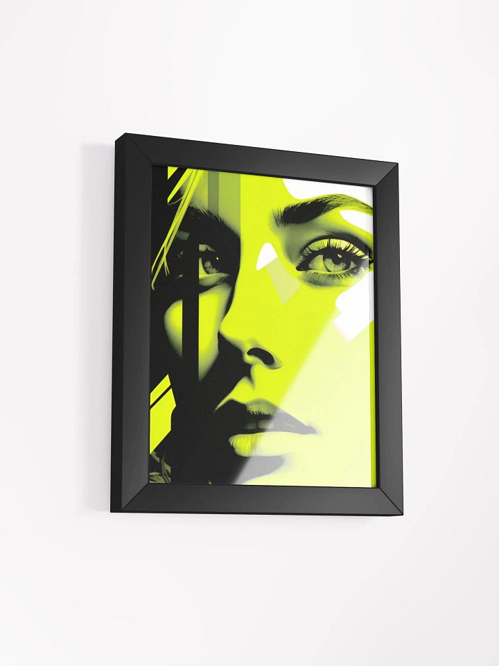 Pop Art Beauty Face - lime product image (2)