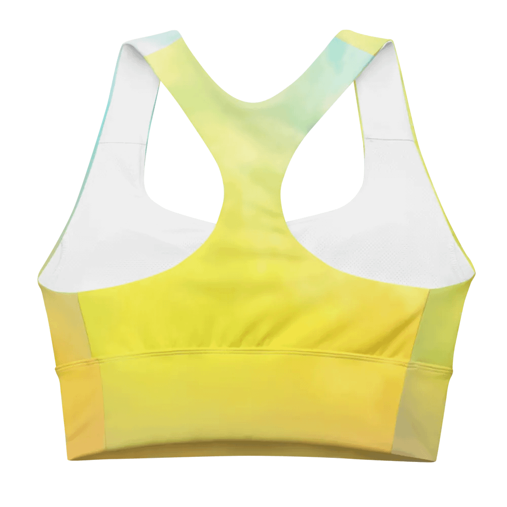 Blur cloud rainbow Design Longline Sports Bra - v9 product image (9)