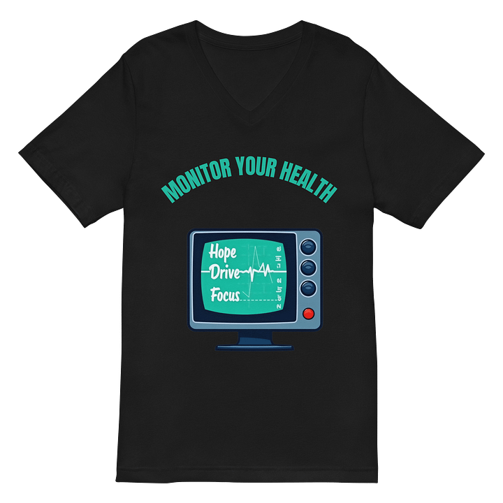 Heartbeat Monitor V-Neck Tee product image (3)