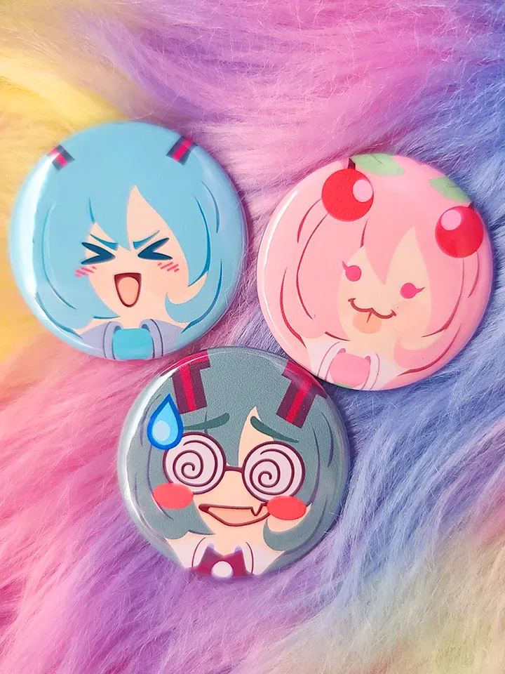 Digital Music Gals | Button Set product image (1)