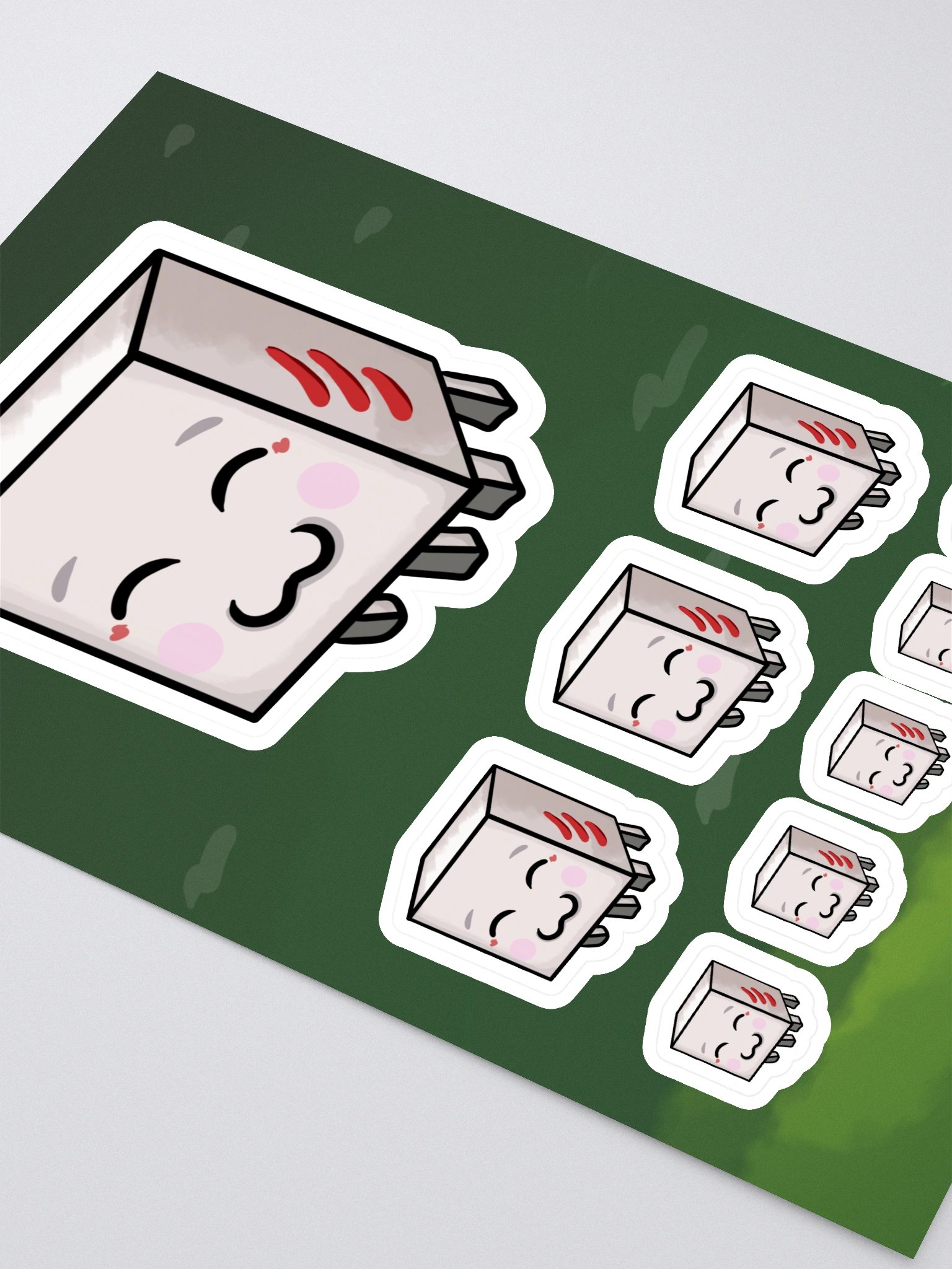 Happy Ghast - Kiss Cut Sticker Sheet product image (2)