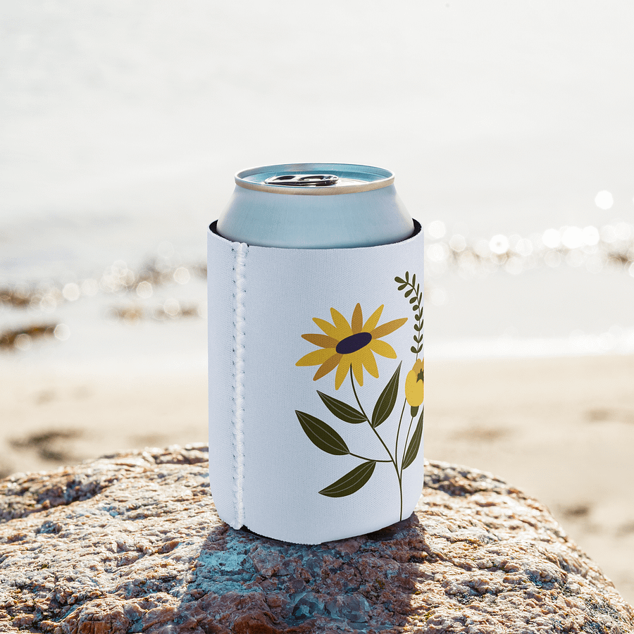 Sunshine Blooms Can Cooler product image (8)