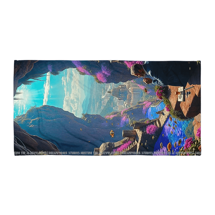 Teddy's Trippin': Surreal Beach Towel product image (2)