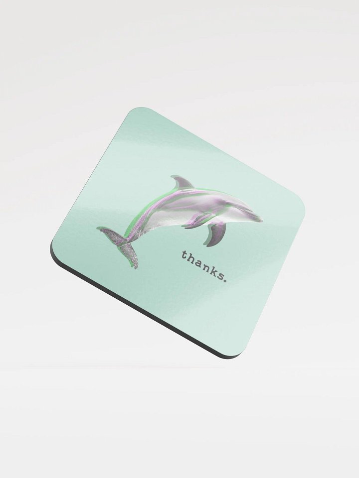 Dolphin Thanks Coaster product image (1)