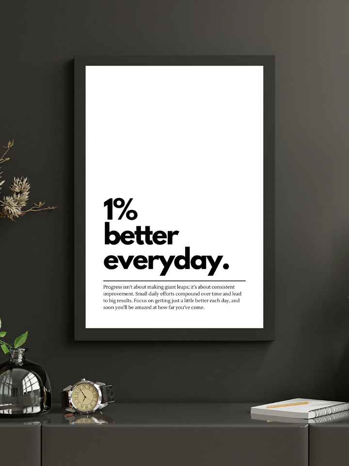1% Better Everyday Minimalist Printable Wall Art product image (2)