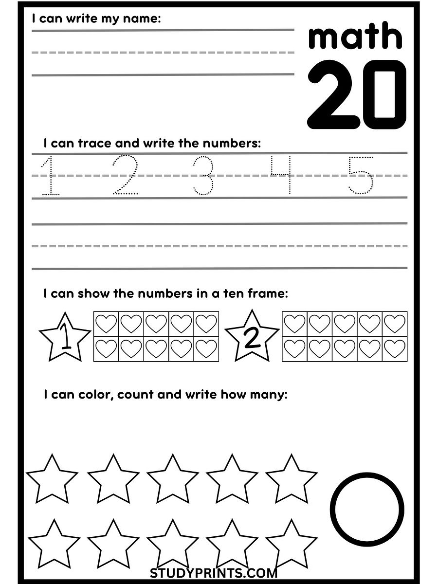 kindergarten morning worksheets product image (4)