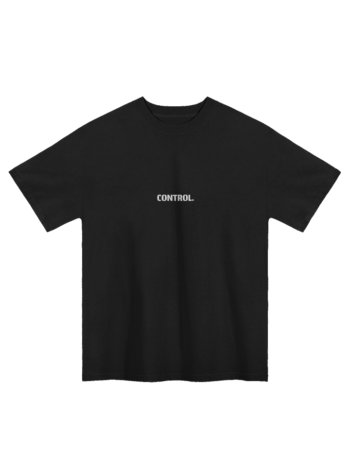 Magigio Death of Chance “Control” Oversized Faded Tee (White) product image (1)