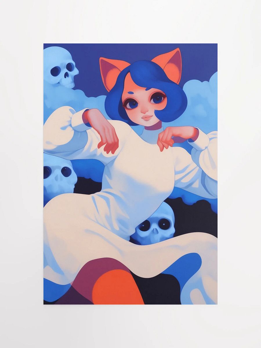 Whimsical Feline Fantasy Poster product image (4)