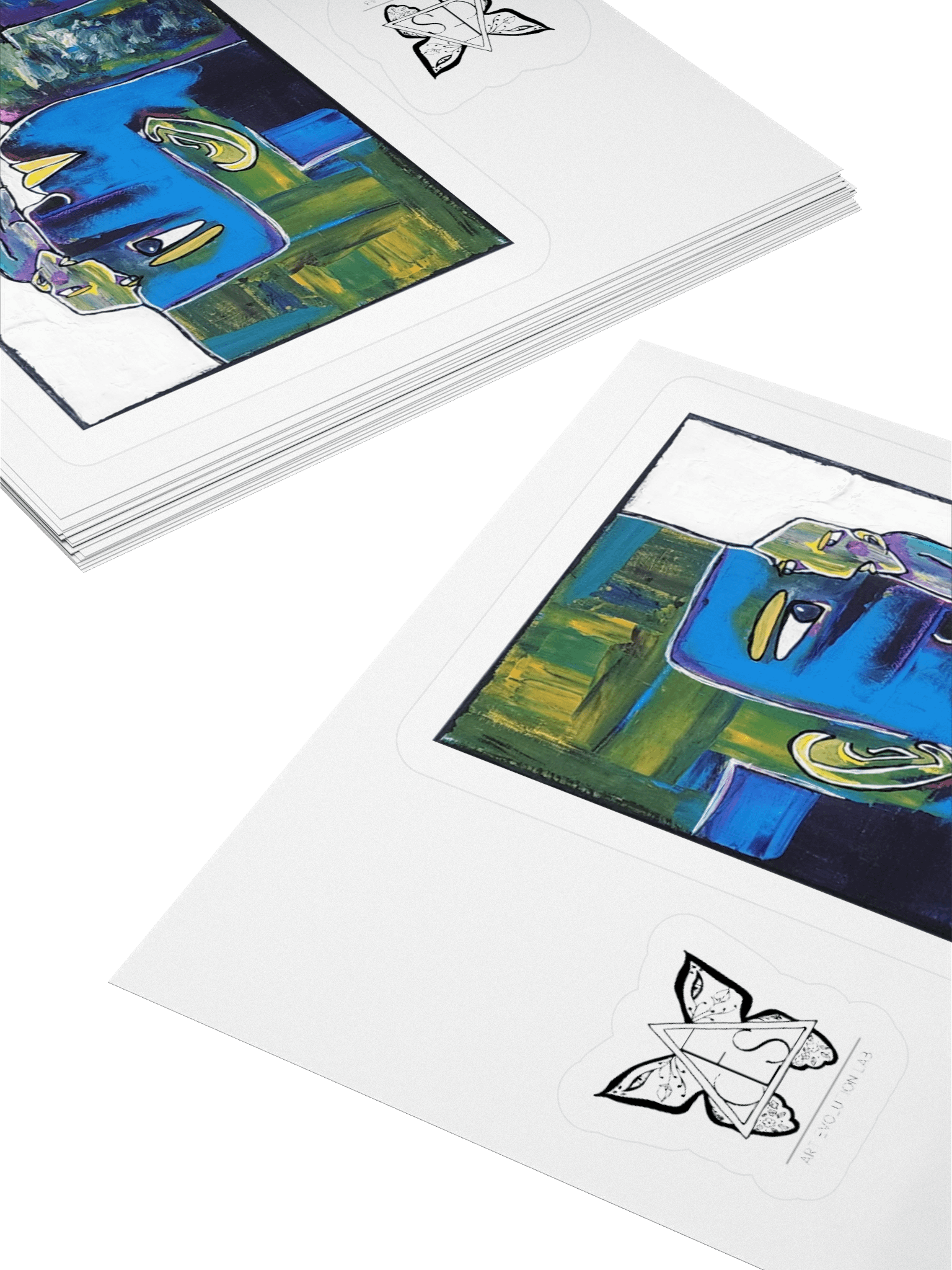 EYE to Eye Art Sticker – Expressive Design for Journals, Laptops & More product image (4)