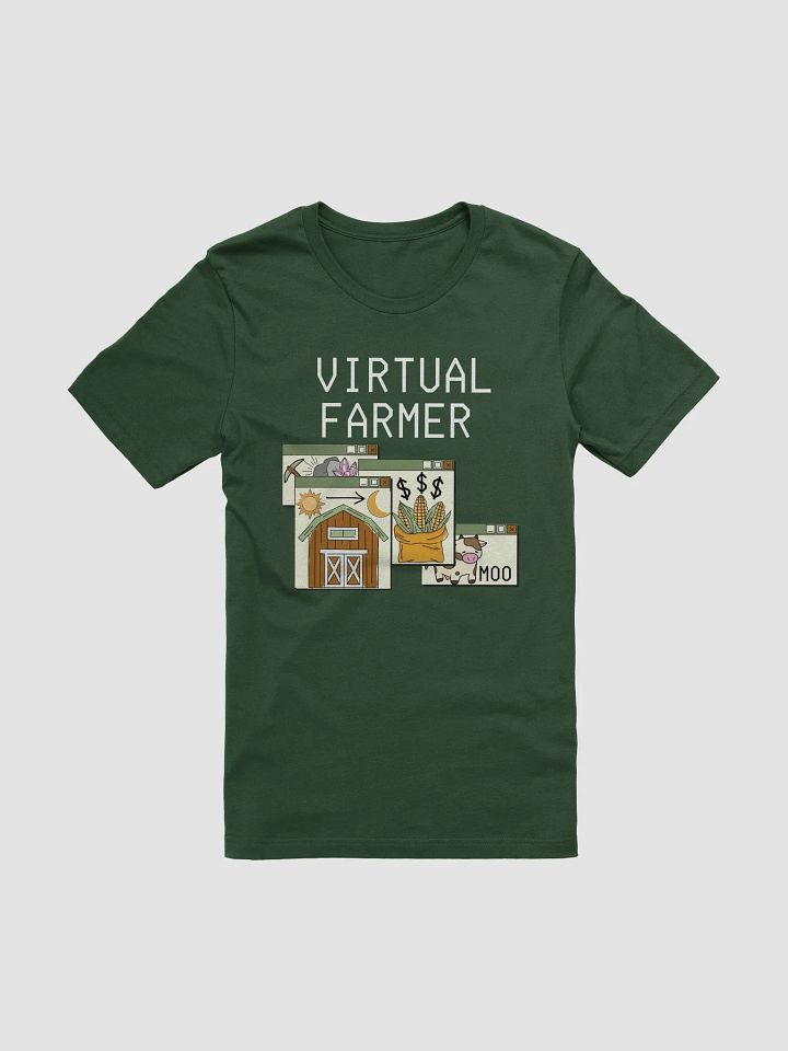 Virtual Farmer Tee - White Text product image (2)