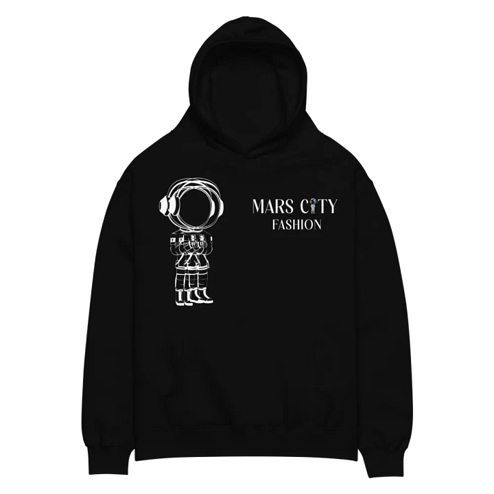 MARS CITY Astronaut Outline Double Logo Hoodie Exclusive product image (2)
