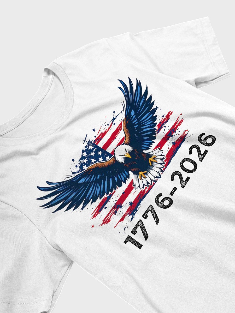 Patriotic American Eagle Flag T-shirt | 1776-2026 USA Bald Eagle Red White Blue Stars Stripes Tee product image (40)