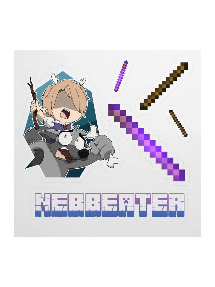Neb Beater Kiss Cut Stickers product image (1)