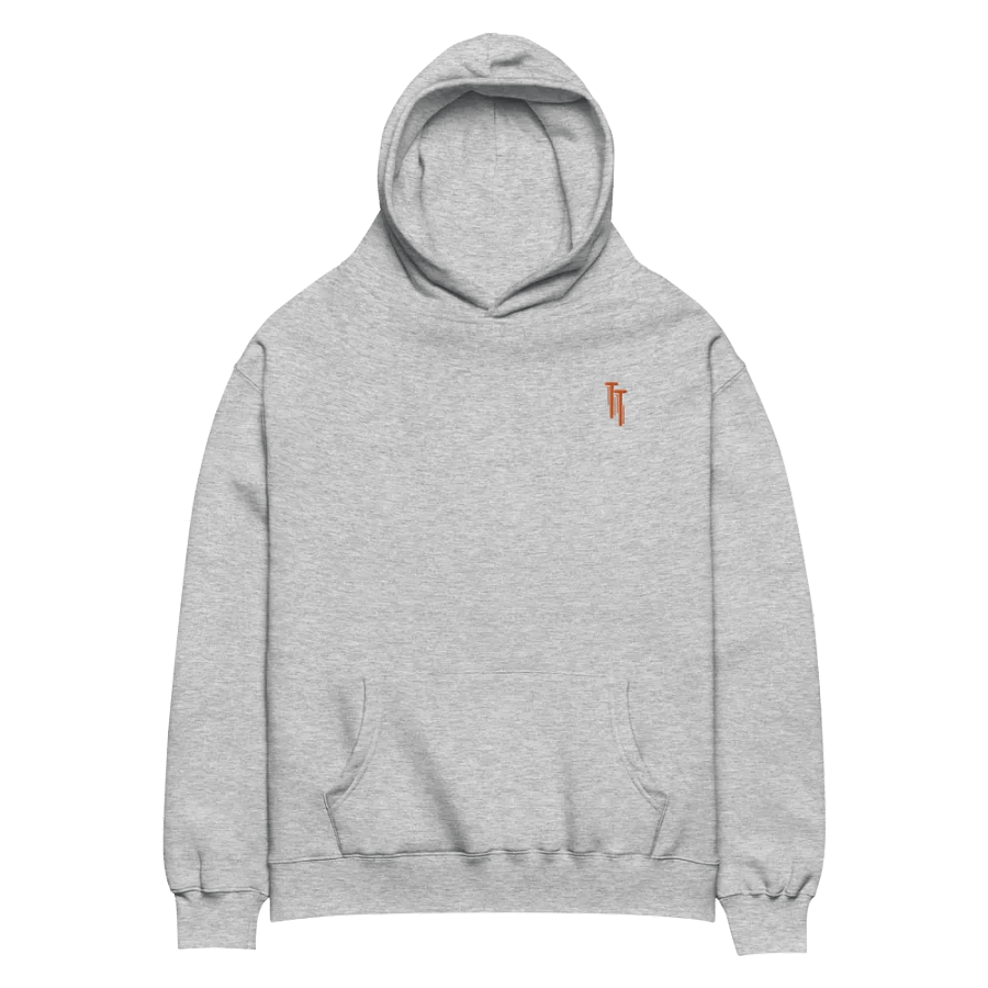 T-Line Orange Oversized Hoodie product image (16)