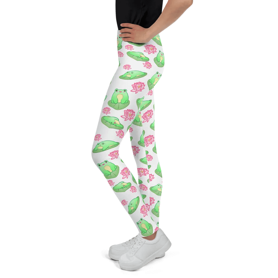 Kawaii Froggie Youth Leggings product image (4)