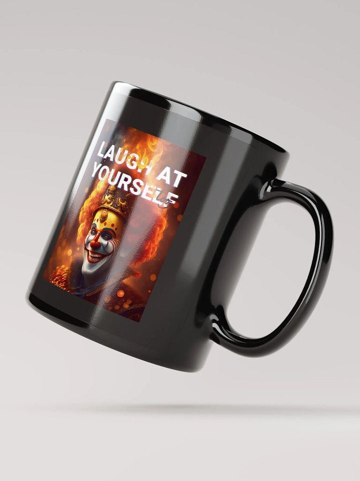 Laugh at yourself too - Clown in fire (front & back) product image (2)