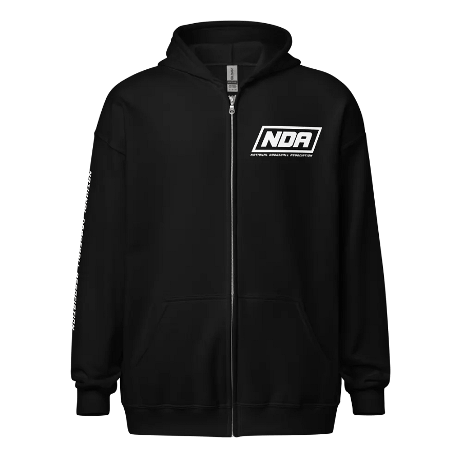 National Dodgeball Association Zip-Up Hoodie (Light) product image (1)