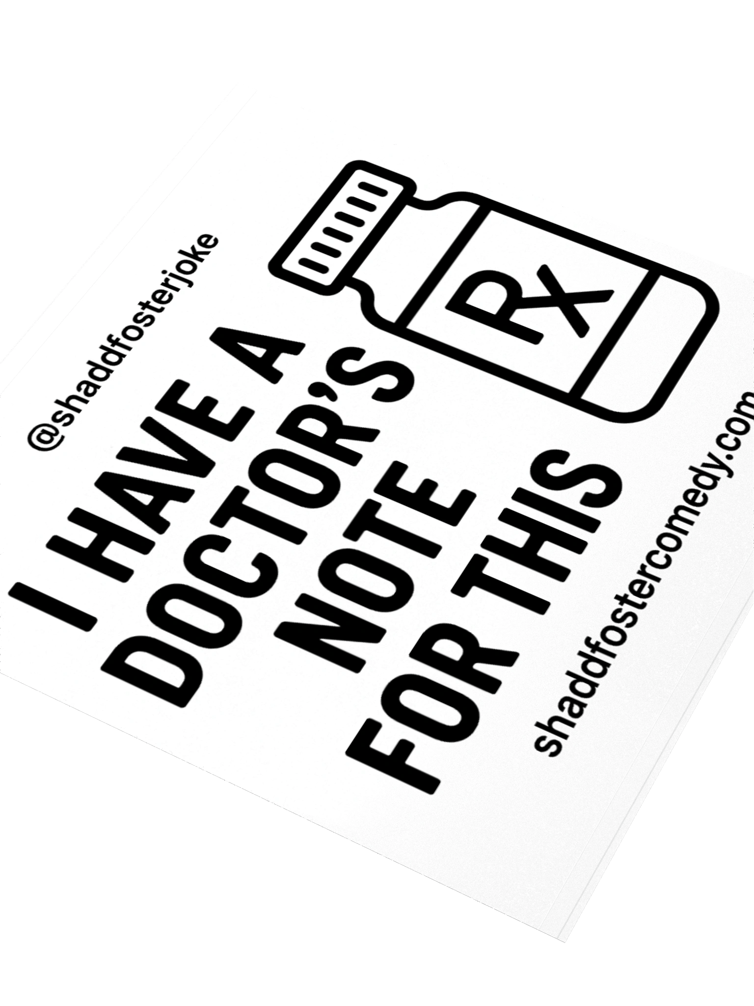 I Have A Doctor's Note For This Sticker product image (3)