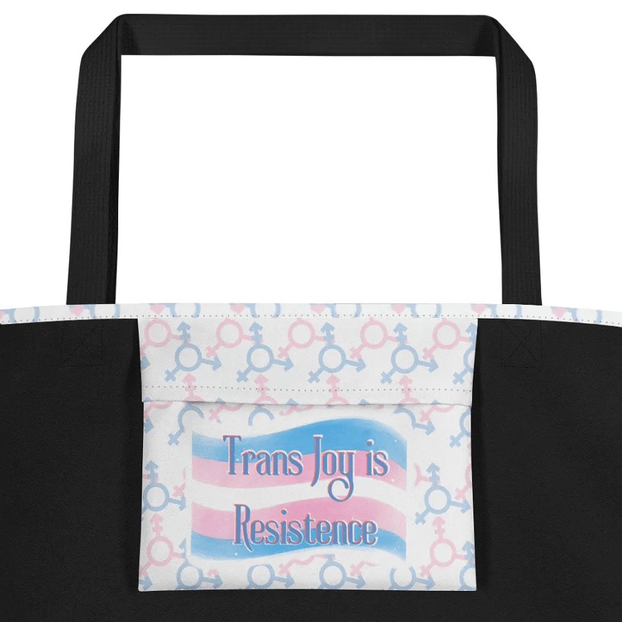 Resistors, Trans Joy is Resistance,Patterned Tote product image (2)