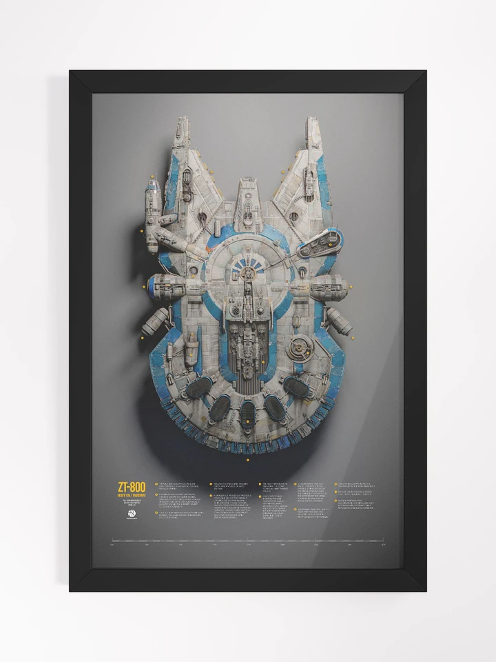 Poster - ZT-800 - Spaceship Overview Series product image (1)