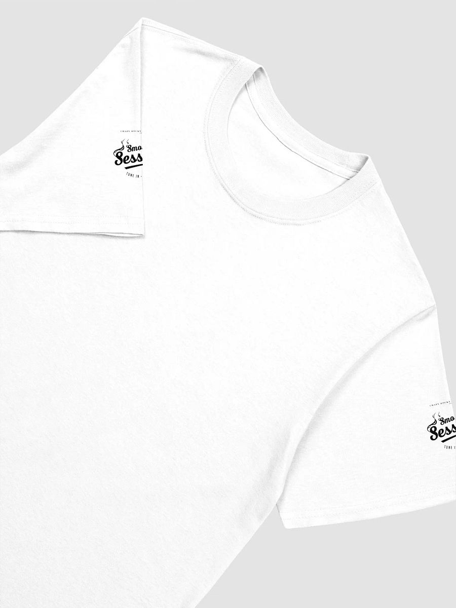 Smokin' Sessions Small Logo Sleeve White Tee product image (3)