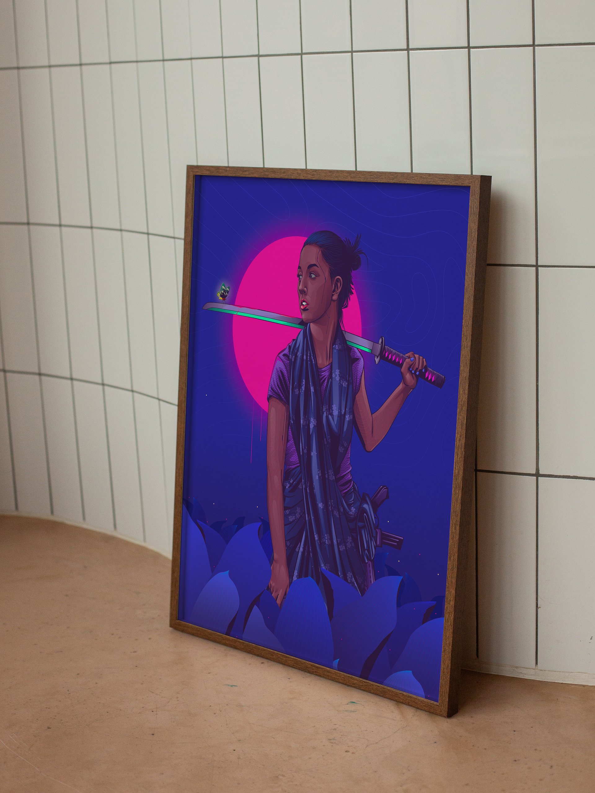 Blue Butterfly Poster product image (3)